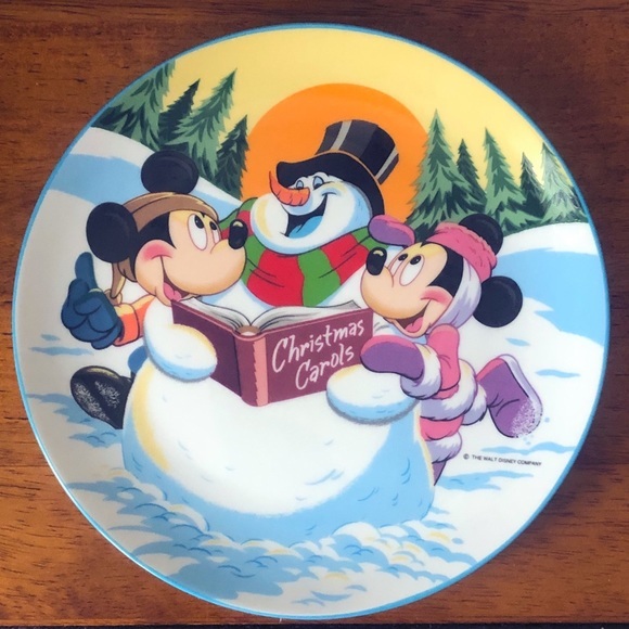 Vintage Schmid 1987 Walt Disney Collectors Gallery Merry Mouse Medley Plate - Picture 1 of 9